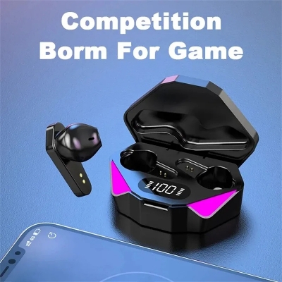 Picture of NEW AIR X15 Earphones Bluetooth Wireless Gamer Headphones Sport Low Latency Earbuds fone Gamer Headset Gamer With Mic Handfree_D Shop