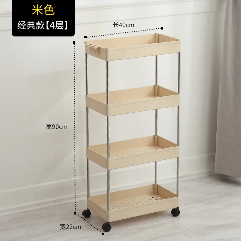 Picture of Wide Type High Capacity Multi Purpose Trolly Rack Multifunctional Movable Storage Cart_D Shop