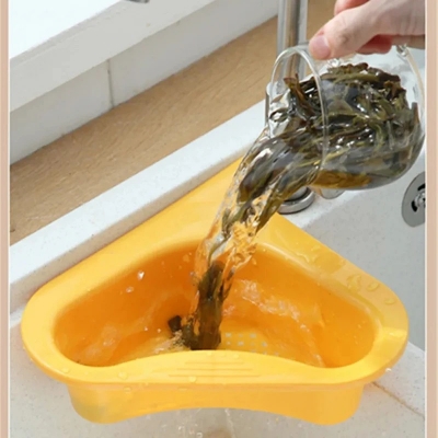 Picture of Kitchen Sink Filter Swan Drain Basket Garbage Filter Multifunctional Hanging Rack Shelf Strainer Sink Hanging Rack Accessories_ D Shop
