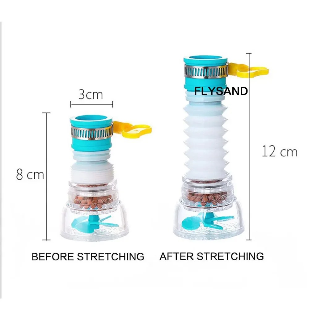 Picture of JJYY Faucet Filter 360°Rotation Kitchen Faucet Spouts Sprayers PVC Shower Tap Water Filter Purifier Nozzle Filter for Household_D Shop