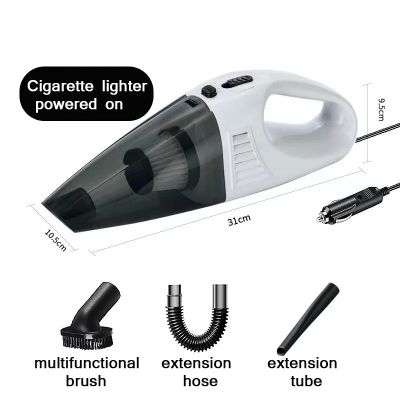 Picture of Wireless Car Vacuum Cleaner Handheld Car Vacuum Cleaner Home and Car Dual Purpose Wired Cleaner 3M Cigarette Lighter Power Cord_ D Shop