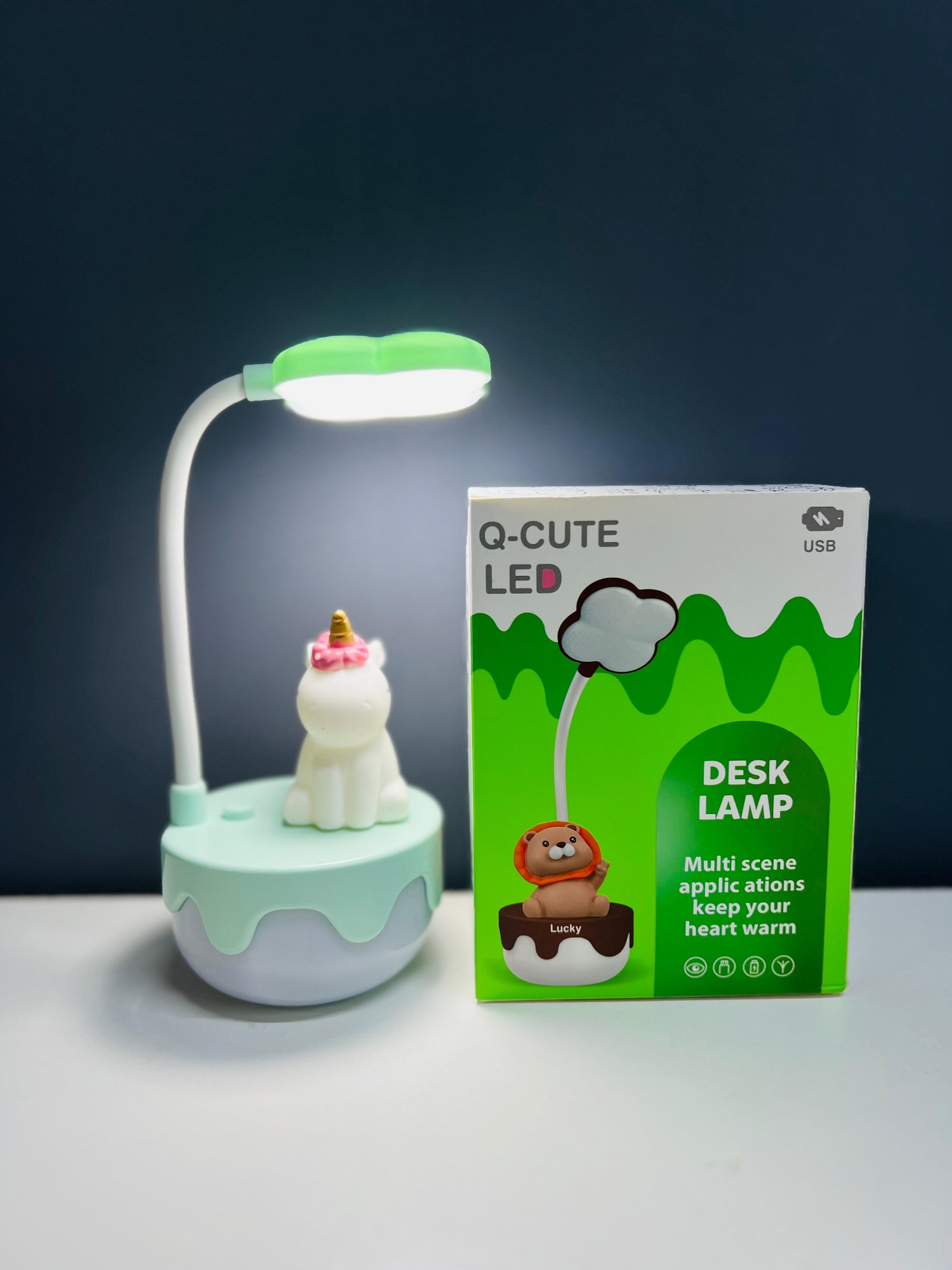 Picture of Q-Cute Led lamp,Multi scene applic actions keep your heart warm,luck desk lamp_D Shop