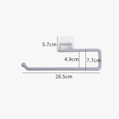 Picture of Punchfree Kitchen Paper Towel Rack Holder Paper Roll Rack Hanger Rag Storage Rack Wallmounted Towel Kitchen Bathroom Accessories- D Shop