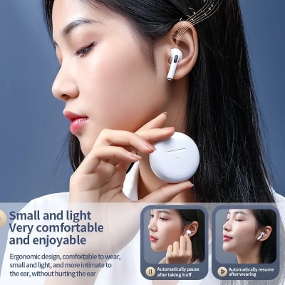Picture of For Xiaomi iPhone Huawei Samsung TWS Pro6 Bluetooth Earphone Headphones Noice Cancelling Earbuds With Mic Pro6 Wireless Headset_ D Shop
