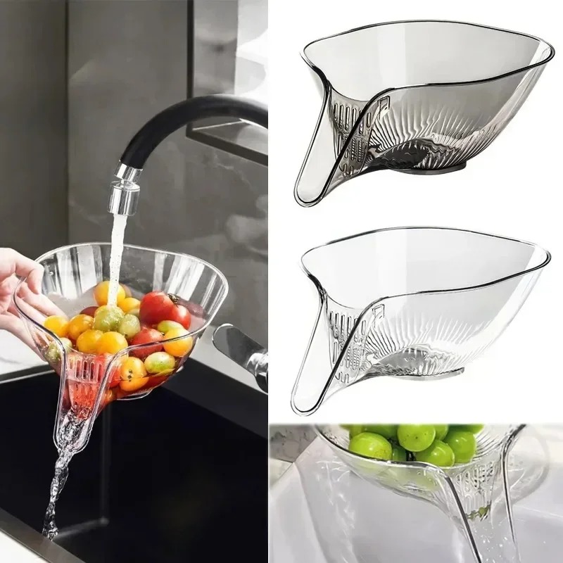 Picture of Multifunctional Washing Drain Baskets Household Vegetable Basin Kitchen Washing Fruit Plate Cleaning Bowl Kitchen Accessories_D Shop