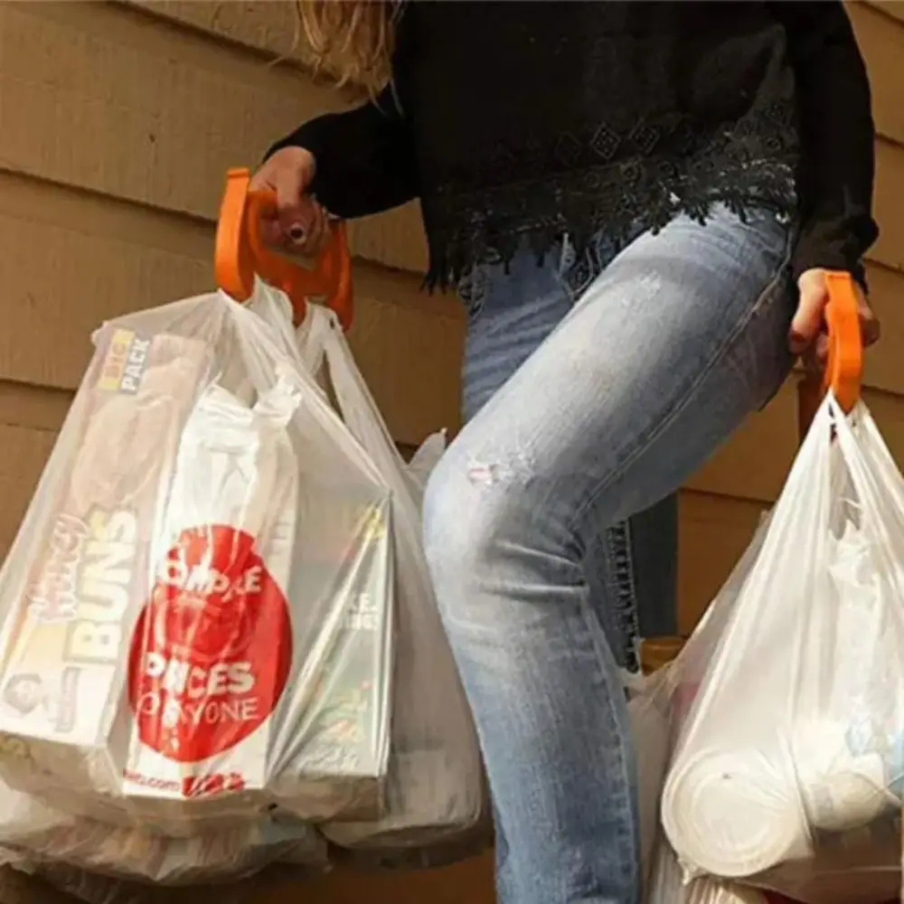 Picture of 2 Pcs Portable Bag Grip Grocery Bag Carrier Shopping Bag Carrier Grocery Bag Holder Multipurpose Clips Handle Carrier
