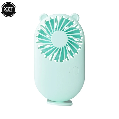 Picture of Portable Cute Three Speed Adjust USB Rechargeable Mini Handheld Fan Outdoor Travel Office Creative Desktop Mute Charging Fan New_D shop