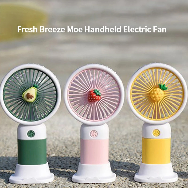 Picture of Mini Portable Fans Handheld USB Rechargeable Mobile Phone Holder Fan Air Cooler Outdoor Travel Hand Fans Cooling Fan_D shop