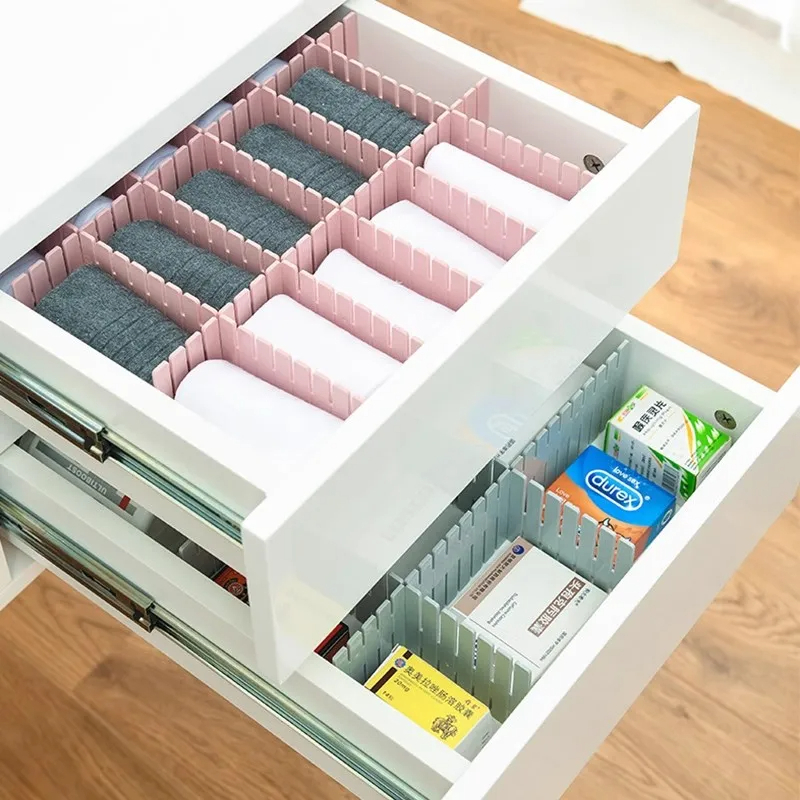 Picture of Drawer Organizer Divider Adjustable Household Storage cabinet Combination Partition Underwear Socks Sundries cajones escritorio_D Shop