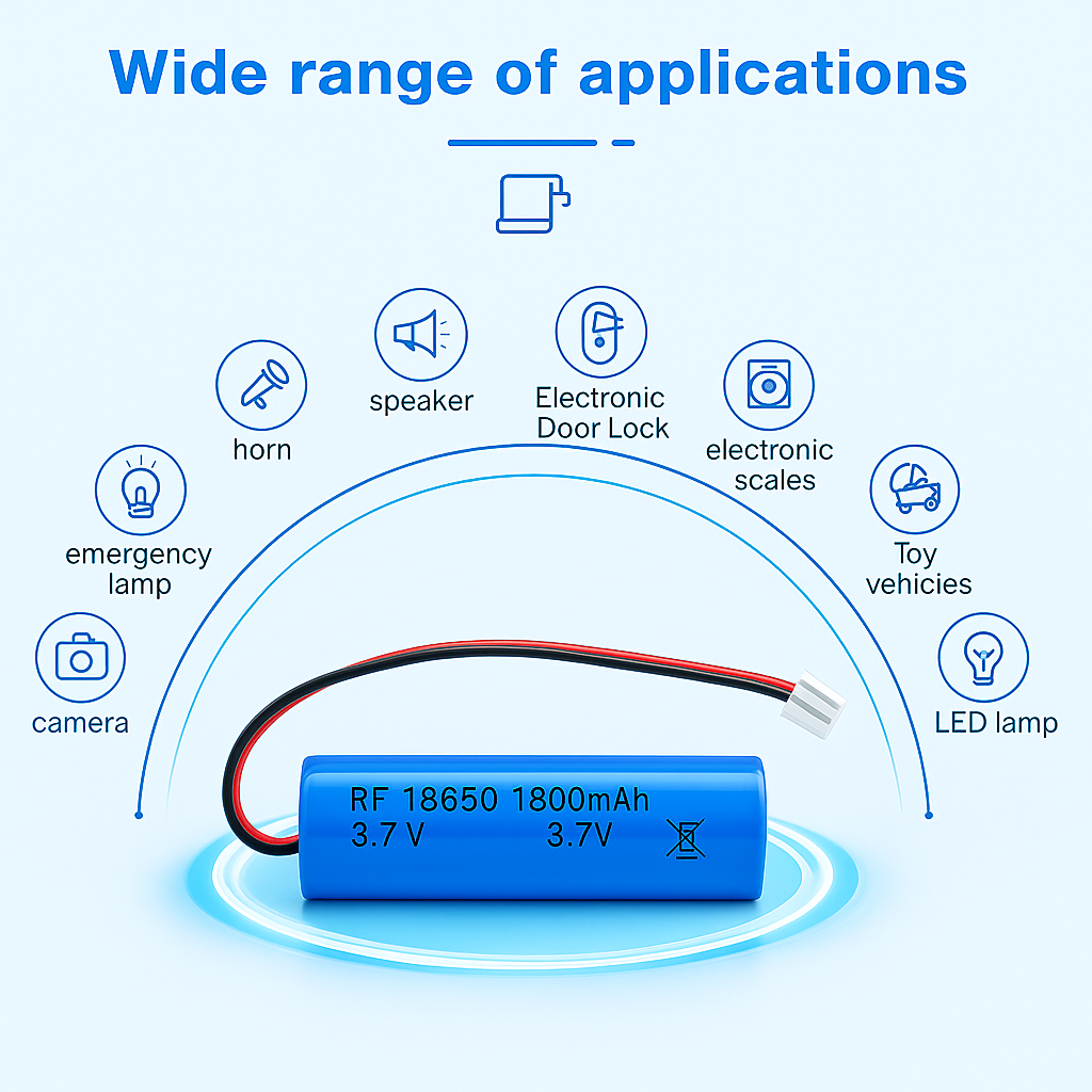 Picture of 1800mAh Rechargeable Lithium-Ion Battery Pack with PH2.0mm Plug – High Capacity for DIY Electronics, Toys, Bluetooth Speakers, and More-D Shop