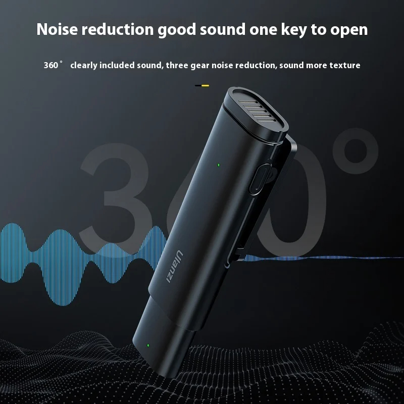 Picture of Ulanzi WM-10 Microphone Wireless Mini Noise Reduction Bluetooth Lavalier Microphone For Smartphone Ecording Interviews Videos_ D Shop
