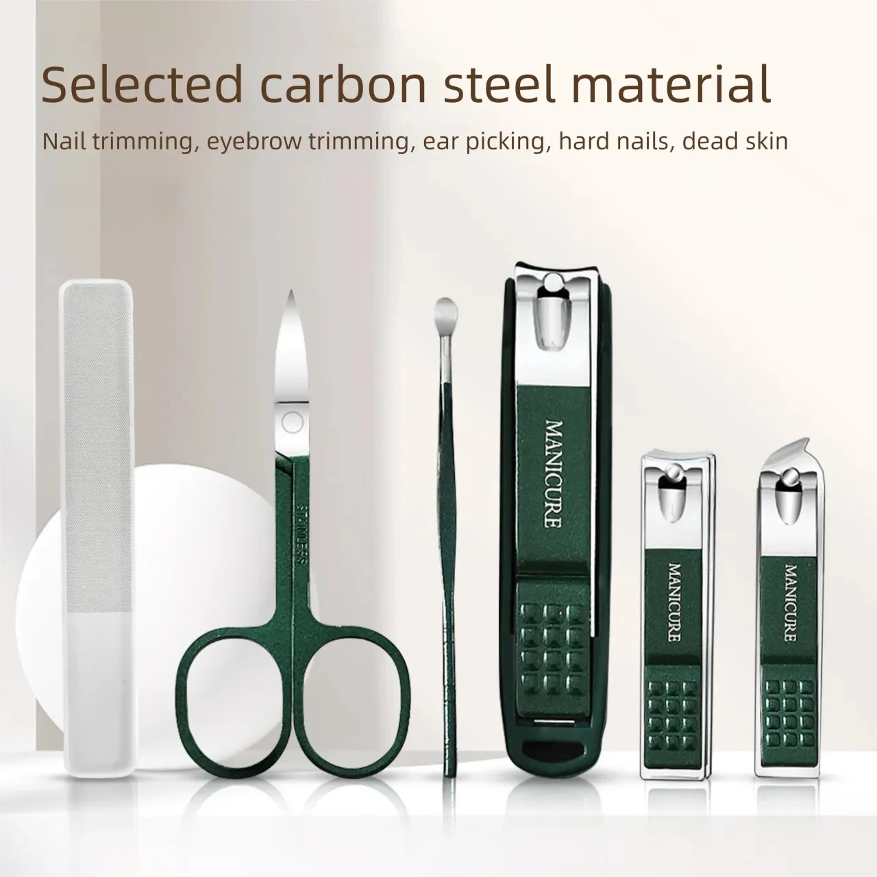 Picture of 4 Piece Nail Clipper Set, Anti-Splash Nail Clippers Stainless Steel Home Portable Nail Trimmer & Manicure Tools-D shop