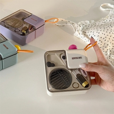Picture of Multi-functional Sewing Box Household Portable Sewing Kit Mending Tools Needle and Thread Tool Set-D shop
