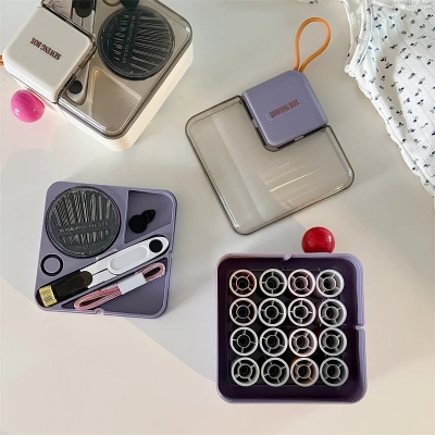 Picture of Multi-functional Sewing Box Household Portable Sewing Kit Mending Tools Needle and Thread Tool Set-D shop