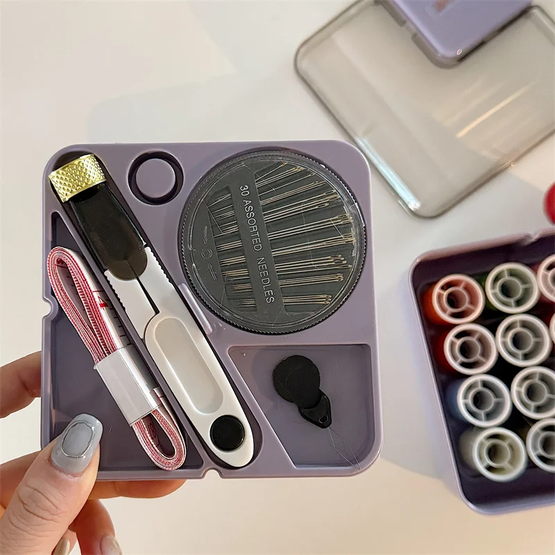 Picture of Multi-functional Sewing Box Household Portable Sewing Kit Mending Tools Needle and Thread Tool Set-D shop