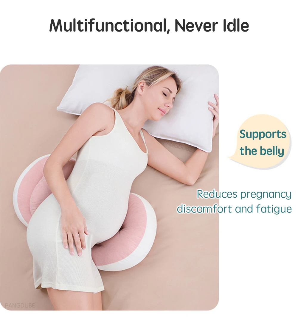 Picture of Comfortable support pillow for pregnant mothers | Pregnancy Side Sleeping Pillow | Maternity Support Cushion -D shop