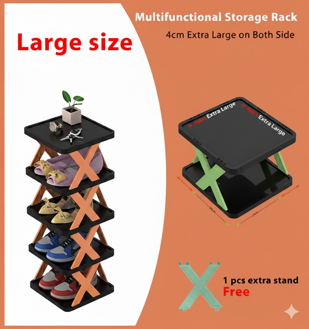 Picture of 5-Layer Multipurpose Shoe Rack – Space-Saving, Foldable & Stylish Organizer-D Shop