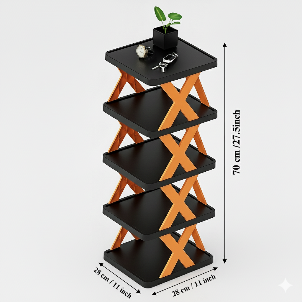 Picture of 5-Layer Multipurpose Shoe Rack – Space-Saving, Foldable & Stylish Organizer-D Shop