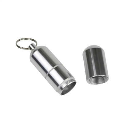 Picture of Capsule Type 3 Layers Aluminum Alloy Storage Tank Waterproof Seal Tobacco Cases with Keychain Travel Accessory-D Shop