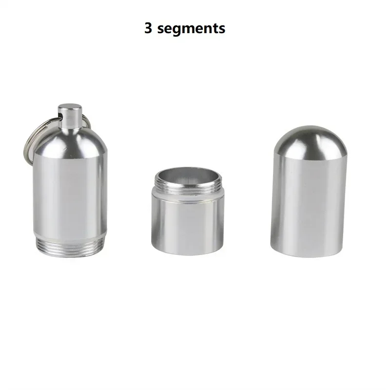 Picture of Capsule Type 4 Layers Aluminum Alloy Storage Tank Waterproof Seal Tobacco Cases with Keychain Travel Accessory-D Shop