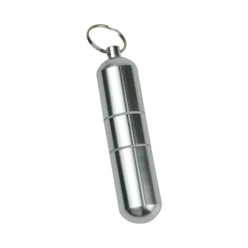 Picture of Capsule Type 4 Layers Aluminum Alloy Storage Tank Waterproof Seal Tobacco Cases with Keychain Travel Accessory-D Shop