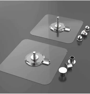 Picture of 5pcs Super Strong Adhesive Wall Hooks Maximum Hold for Kitchen Bathroom Damage Free Hanging Posters Shelves Nails Storage-D shop