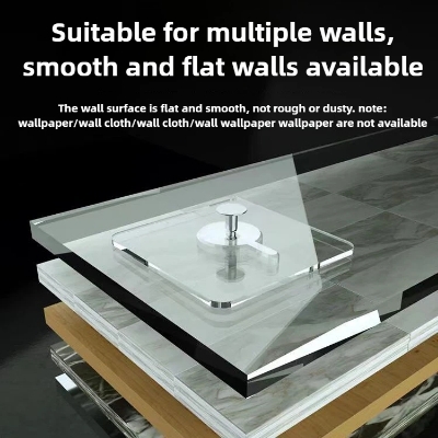 Picture of 5pcs Super Strong Adhesive Wall Hooks Maximum Hold for Kitchen Bathroom Damage Free Hanging Posters Shelves Nails Storage-D shop