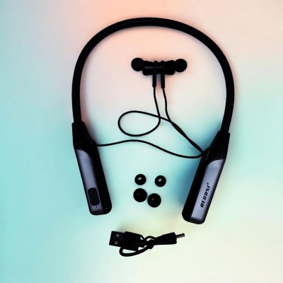 Picture of RE-NY060 Recrsi wireless Neckband Bluetooth Earphone Charging backup 200 hours-D shop