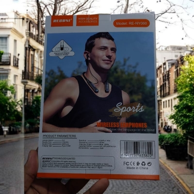 Picture of REGRSI RE-NY060 Wireless Earphones – 200h Battery Life | Sport Bluetooth Headset_D Shop