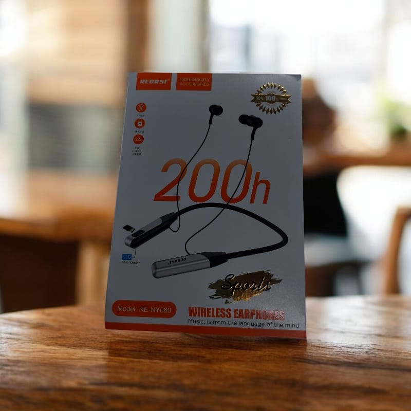 Picture of REGRSI RE-NY060 Wireless Earphones – 200h Battery Life | Sport Bluetooth Headset_D Shop