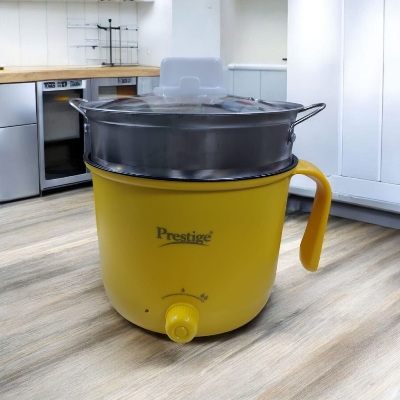 Picture of Prestige 2.1L Household Kitchen Electric Cooking Pot with Steamer_D Shop