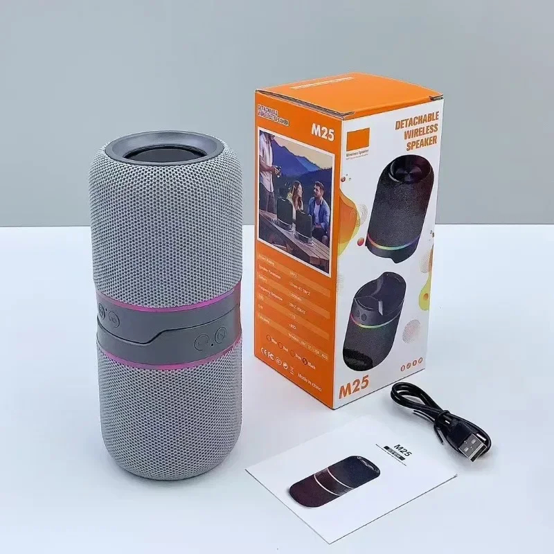 Picture of 2-in-1 Magnetic Speaker Wireless Bluetooth Speaker Dazzling Split Subwoofer Wireless Bluetooth Audio RGB Outdoor Wireless _D Shop