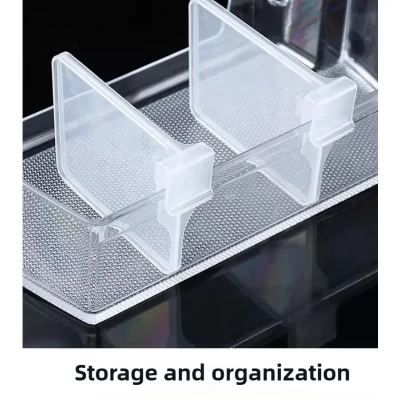 Picture of Practical Refrigerator Storage Divider for Kitchen Organization Perfect for Arranging Eggs Bottles kitchen accessories dish rack-D Shop