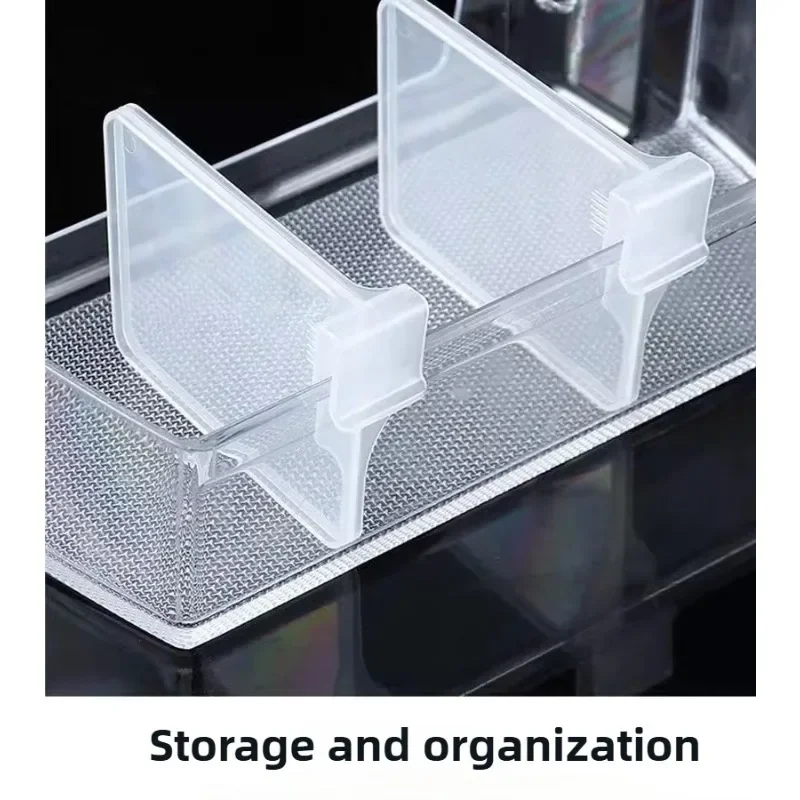 Picture of 12pcs Practical Refrigerator Storage Divider for Kitchen Organization Perfect for Arranging Eggs Bottles kitchen accessories dish rack_D Shop