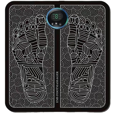 Picture of Electric EMS Foot Massager Pad Foot Massage Mat Feet Muscle Stimulator Improve Blood Circulation Relieve Ache Pain Health Care_D Shop