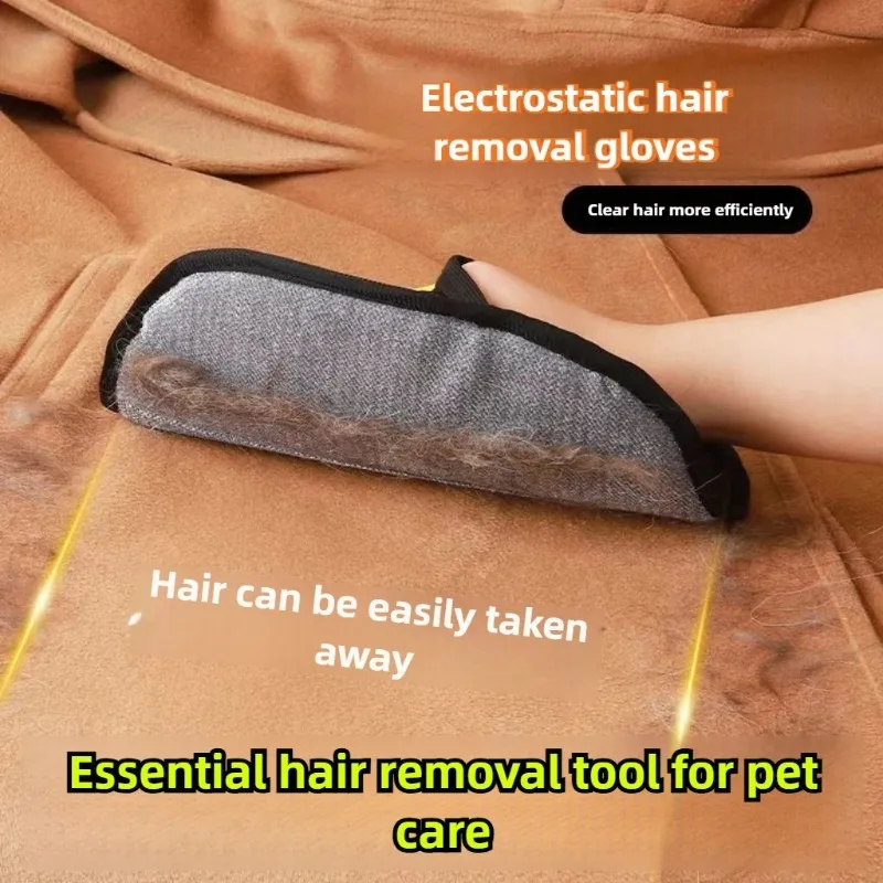 Picture of Soft Grooming Gloves Pet Hair Depilation Brushing Tools For Dog Cat Cleaning Efficient Brush Remover From Clothes Carpet- D shop