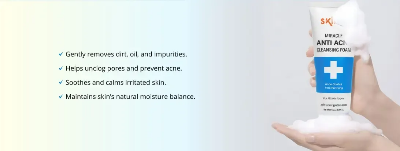 Picture of skinO Miracle Anti Acne Cleansing Foam 100ml