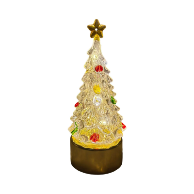 Picture of Glow Crystal LED Miniature Tabletop Christmas Tree