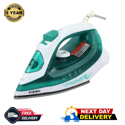 Picture of VISION Electronic Iron 1200W with Overheat and Burn Protection VIS-SEI-005 Green
