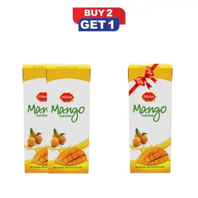Picture of  PRAN Mango Fruit Drink 200ml