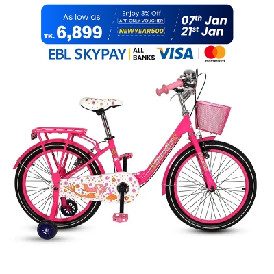 Picture of Duranta Steel 1-Spd Camellia 20" Pink Bicycle