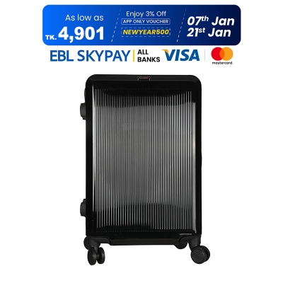 Picture of Travello 28 Inch Royal Zipper Black