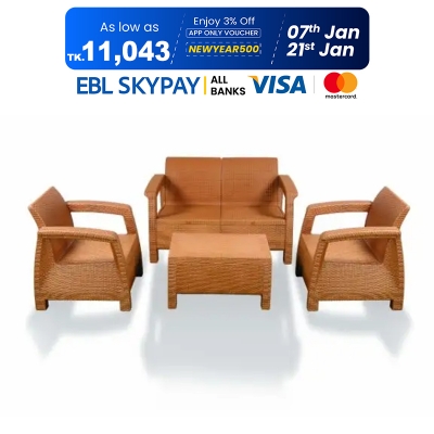 Picture of Caino Sofa 4 Pcs Set W O Foam Eagle Brown