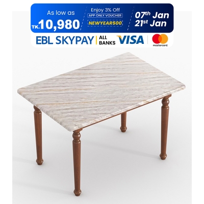 Picture of Dining Table EDESSA TDH-341-3-1-20 (4 Seater)