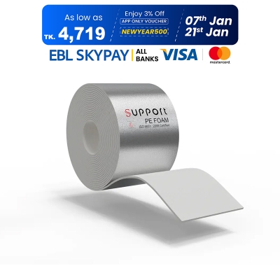 Picture of Support EPE FOAM Insulation -MPET Foil(50m X 1m X 8mm)