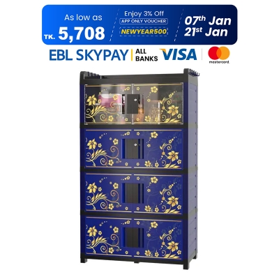 Picture of Kitchen Cabinet Violet+Black-TEL