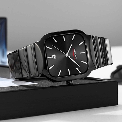 Picture of SKMEI 9361 New Arrival Square Shape Men’s Fashion Watch – Black