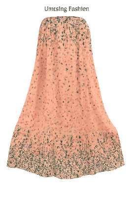 Picture of  Polyster fabrics print skirt for teenager girls-Bangi