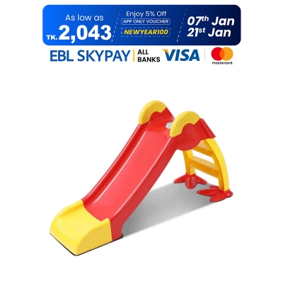 Picture of Frogy Kids Slider Toys Little Tikes First Slip And Slide, Easy Set Up Playset for Indoor Outdoor Backyard, Easy to Store, Safe Toy for Toddler, Kids