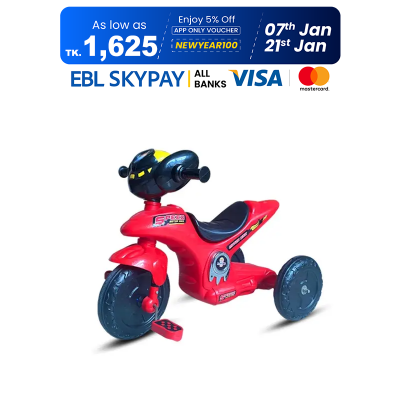 Picture of Playtime Fusion Tri Cycle Red & Black